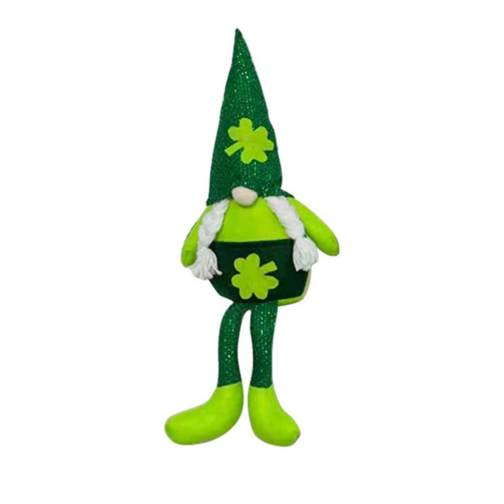 Plush Doll St. Patricks Day Decorations Faceless Doll Decoration Holiday Ornaments