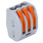 10pcs PCT-213 Compact Wiring Connector 3 Way Push in Lighting Electrical Cable Fast Connection