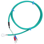 KType Thermocouple Probe SMD Round Hole Silicone Temperature Measuring Line 0200℃(1meter )