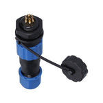 Aviation Plug Socket Safe Reliable Oxidation Resistance Durable Compact Connector for Program Controlled Machines(7 Pin（ 5A） )