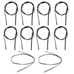 10Pcs NTC Temperature Sensor PVC Epoxy Resin Temp Thermal Thermistor Probe for Automobiles 500mm10K B3435