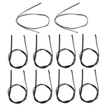 10Pcs NTC Temperature Sensor PVC Epoxy Resin Temp Thermal Thermistor Probe for Automobiles 500mm10K B3435