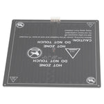 3D Printer Hot Bed Plate Aluminum Heated Mat Replacement 12V with Wire for Anet A8 A6