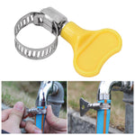 10 Pcs Stainless Steel Hose Clamp with Plastic Handle Pipe Tube Clips18~29mm