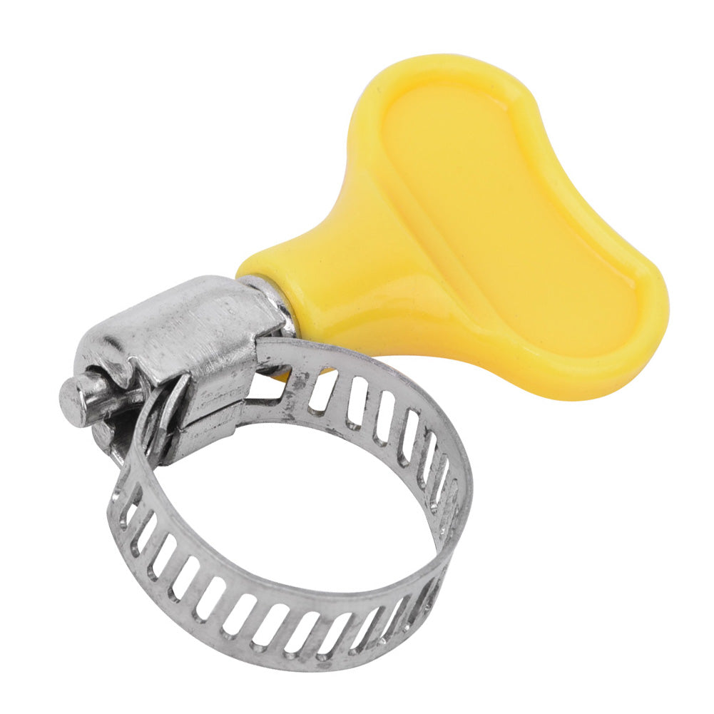 10 Pcs Stainless Steel Hose Clamp with Plastic Handle Pipe Tube Clips18~29mm