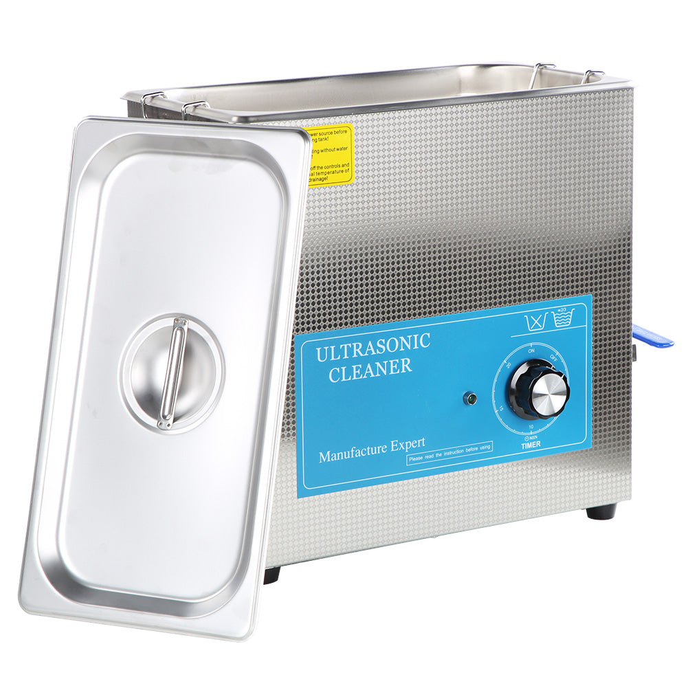 360T Ultrasonic Cleaning Machine Mechanical Timing Cleaner Equipment 6.5L 0~20minEU Plug 200~240V