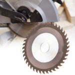 Woodworking Saw Blade HSS Cutting Accessory Bronze Coating Circular Cutting Saw Disc 105mm105mmx1.6mmx20mmx40T