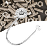 1/2in Torsion Angle Gauge Torque 360 Degrees Angle Measuring Gauge with Strong Magnetism