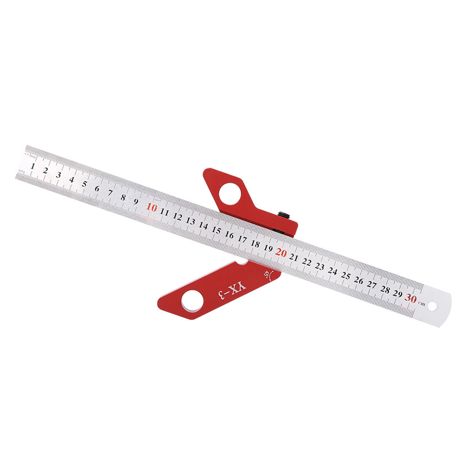 YX-3 Center Line Scriber 45 90 Degrees Angle Line Caliber Ruler Measuring Tool