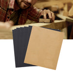 100PCs Sanding Sheet Hardware Accessory Waterproof Brown P280 Grit for Wet Dry Dual Use