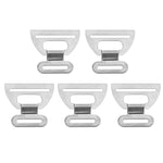 5PCs Backpack Hook Metal Stamping Parts Strap Fasteners Hardware Accessory Stainless Steel