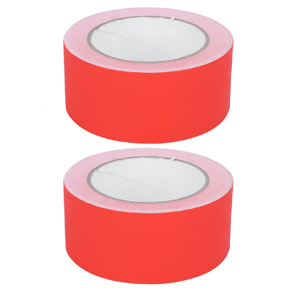 2pcs 10m x 50mm Red Cloth Base Tape High Viscosity Antiwear for Carpet Floor Pipe Repair
