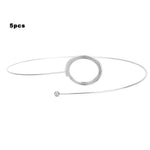 5PCs Magnifier Frame Watchmaker Tool Silver Round Wire Adjustable Perimeter Alloy Steel Durable