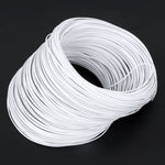 Galvanized Iron Wire White Twist Ties Material Protective 0.55mm Single Core Inside DIY