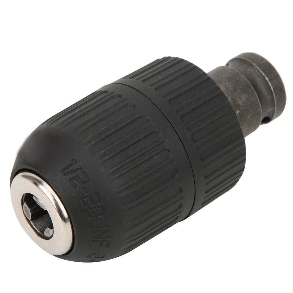 1/2in Hex Shank Adapter Converter Handheld Electric Drill Chuck 2‑13MM 1/2‑20UNF Thread