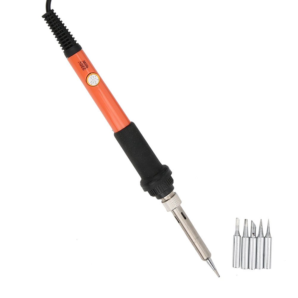 20Pcs Electric Soldering Iron Set Temperature Adjustable with Switch Welding ToolsAC220V EU Plug