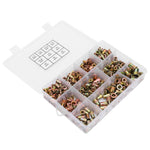 300Pcs Blind Riveting Nuts Set Color Plated Zinc Steel Vertical Grain Hardware Accessories