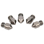 5Pcs 3D Printer Nozzle Set for MK8 1.75mm Consumables 0.2‑1.0mm Hardened Steel Accessories0.4mm