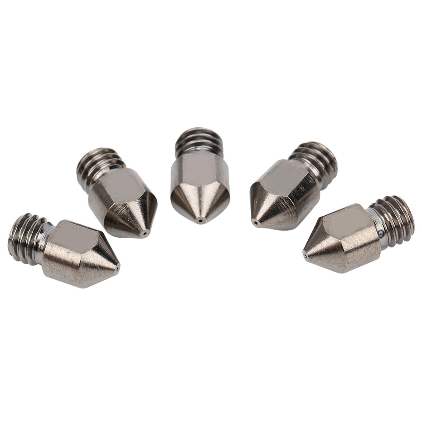 5Pcs 3D Printer Nozzle Set for MK8 1.75mm Consumables 0.2‑1.0mm Hardened Steel Accessories0.4mm