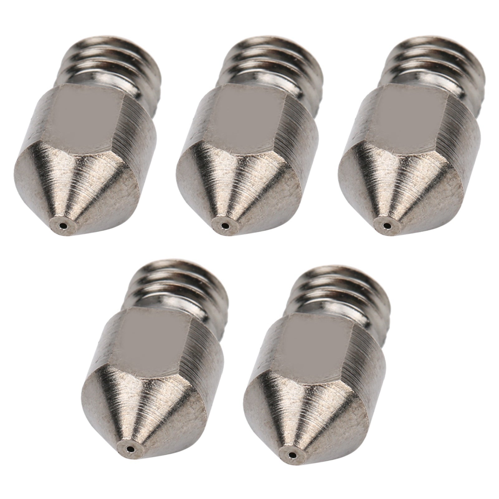 5Pcs 3D Printer Nozzle Set for MK8 1.75mm Consumables 0.2‑1.0mm Hardened Steel Accessories0.4mm