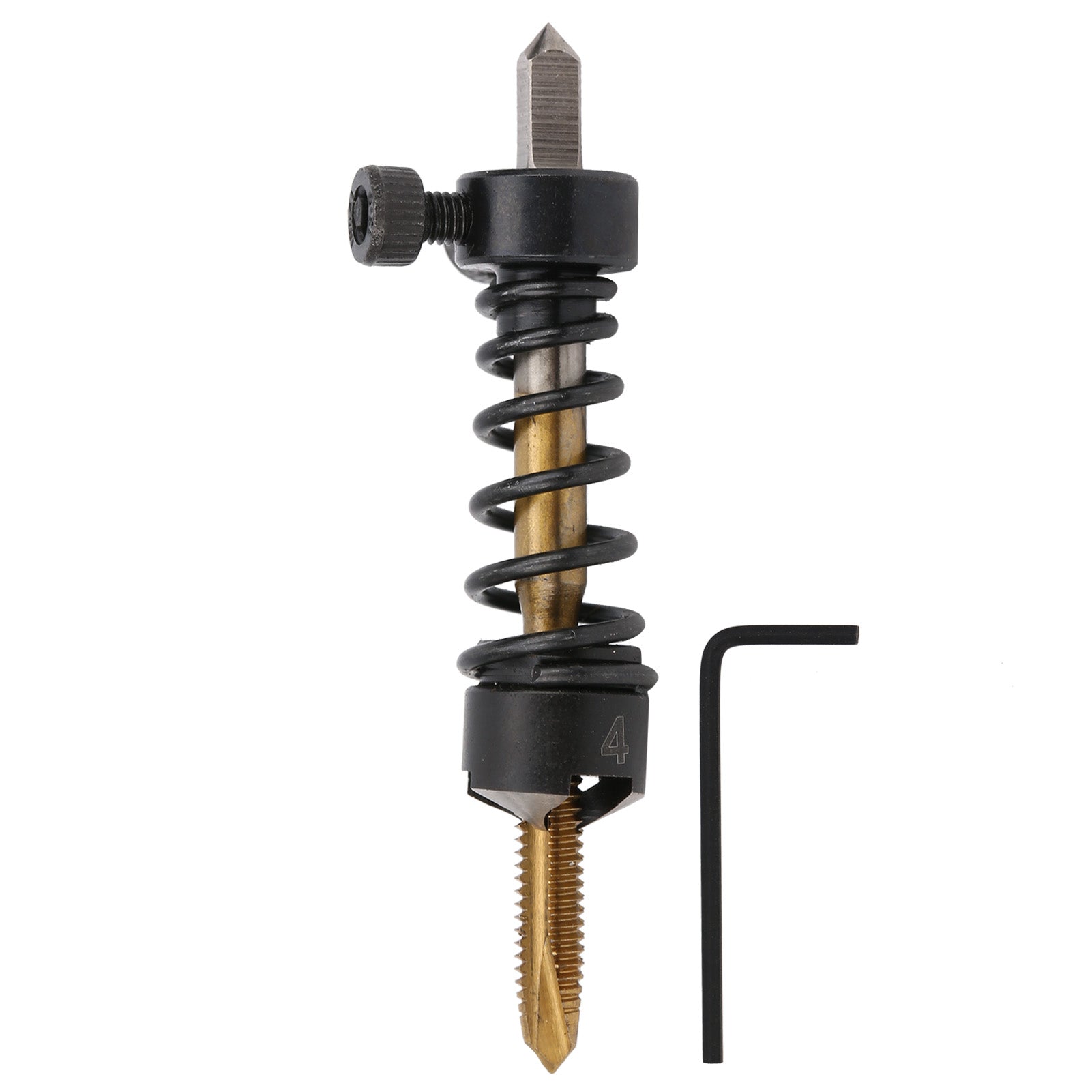 Highspeed Steel Tapping Chamfer Straight Flute Screw Tap Chamfering Machine for Lathe(M4x0.7 )