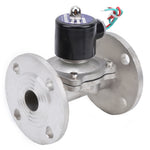 Solenoid Valve NBR NC DirectActing Water Air Stainless Steel Valves G1in 2W25025BF(DC24V )