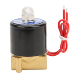 G1/8in Brass Valve Water Pressure Mechanical Normal Closed Direct Acting 2W-025-06AC110V