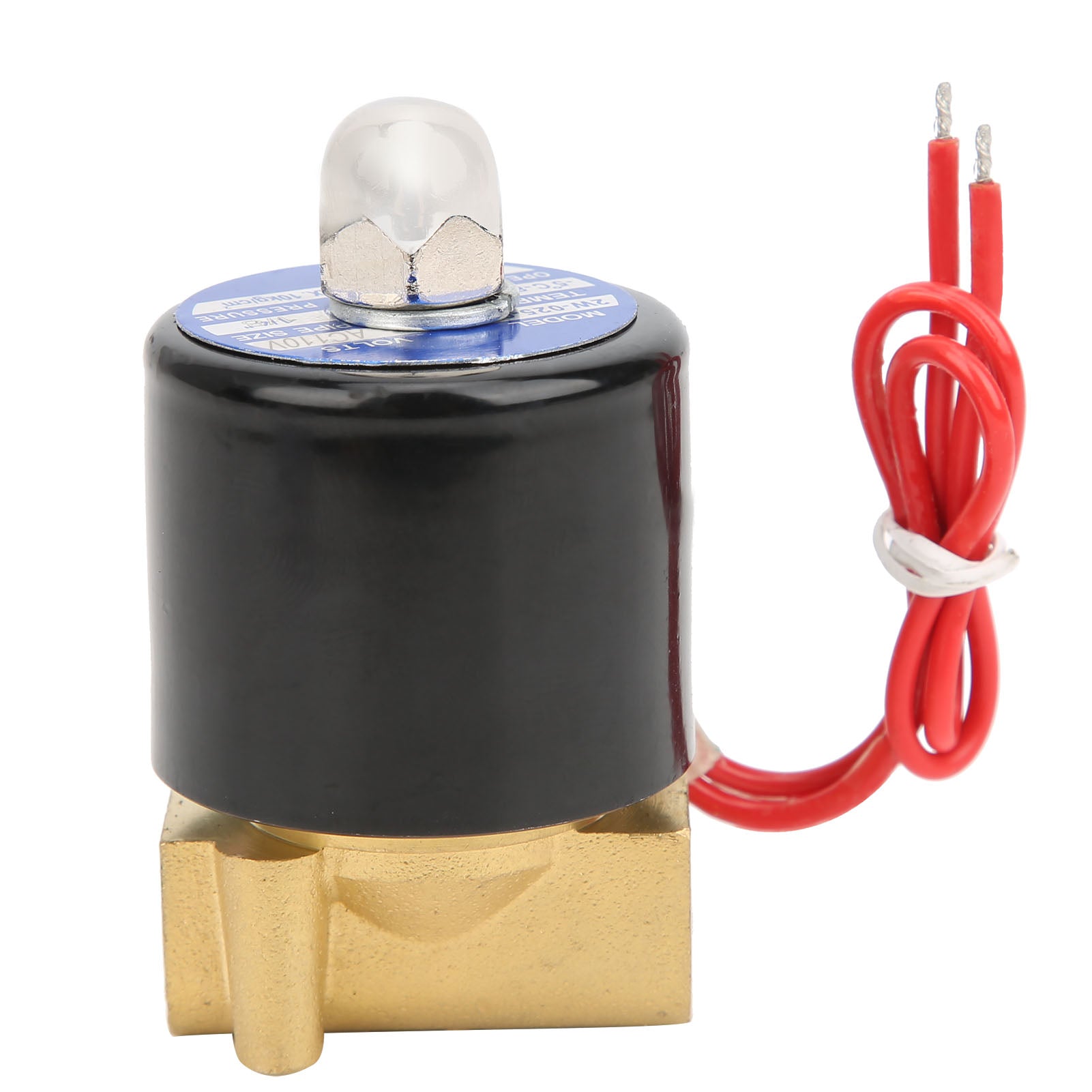 G1/8in Brass Valve Water Pressure Mechanical Normal Closed Direct Acting 2W-025-06AC110V