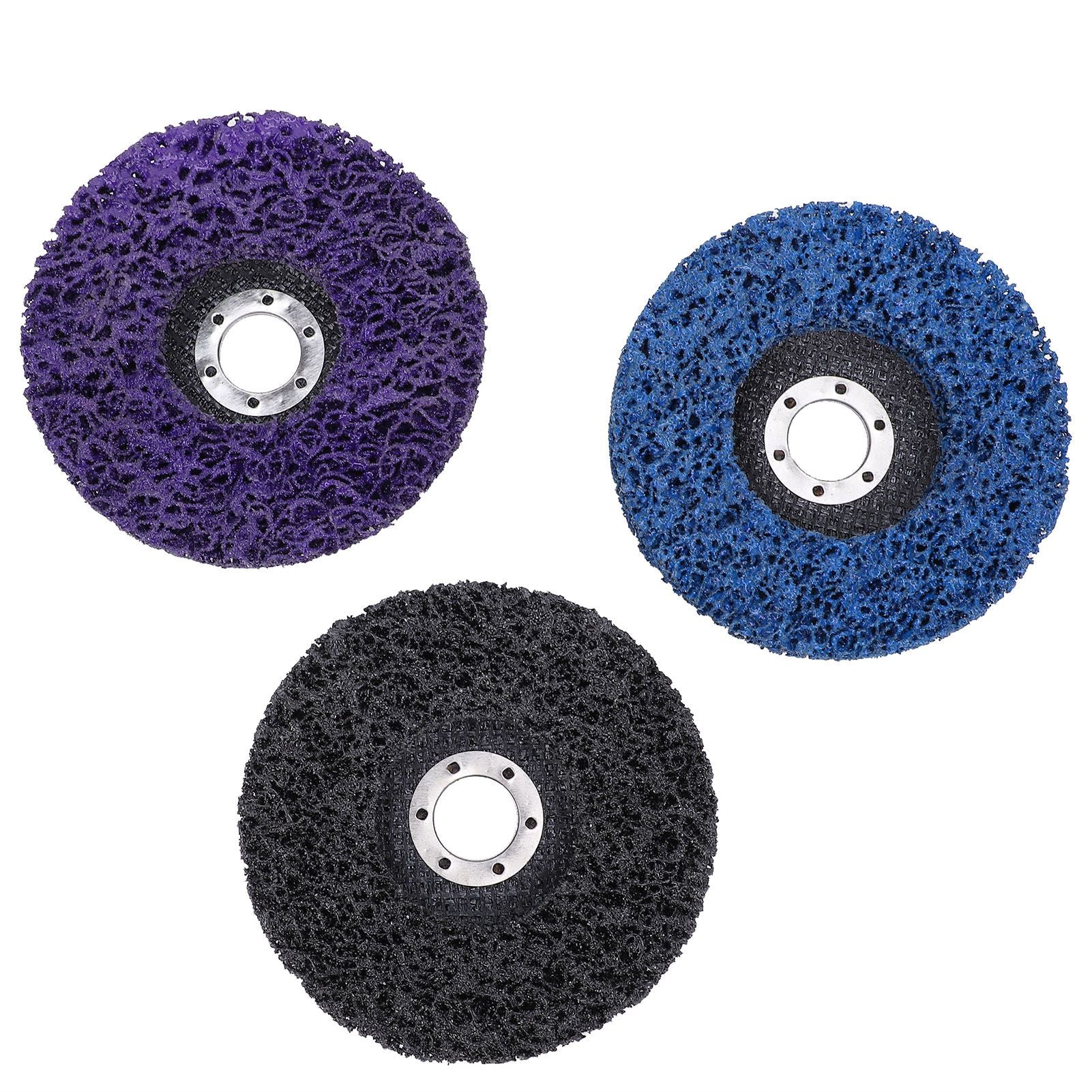 3Pcs Angle Grinder Polishing Disc Elastic Resin Grinding Wheel Polishing Pad 4.5in 115mm
