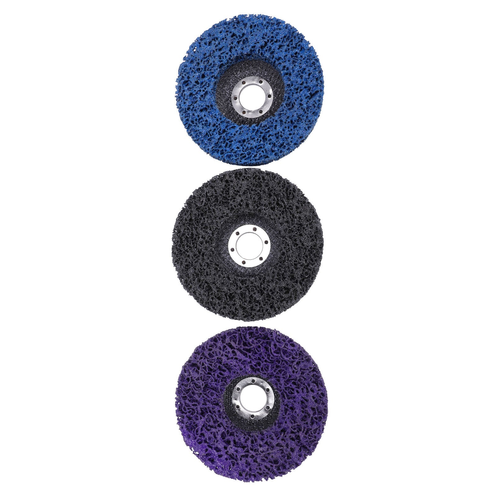 3Pcs Angle Grinder Polishing Disc Elastic Resin Grinding Wheel Polishing Pad 4.5in 115mm