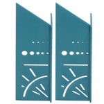 2PCS Multifunctional Woodworking Ruler 3D Angle Measuring Gauge Measuring Tools