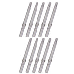 10Pcs Magnetic Head Screwdriver Bits Electric Hex Socket S2 Alloy Steel Industrial Tools