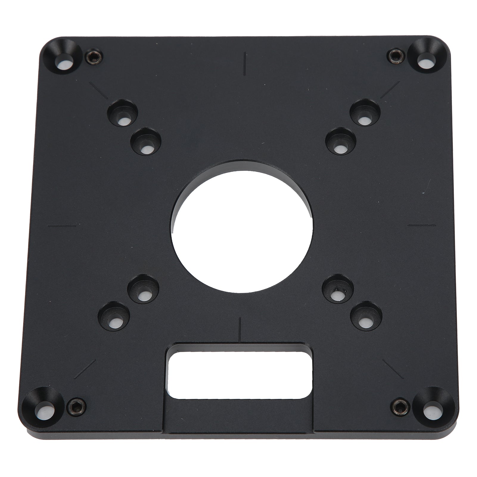 Router Table Insert Plate Aluminium Alloy CNC Trimmer Woodworking Engraving Accessory