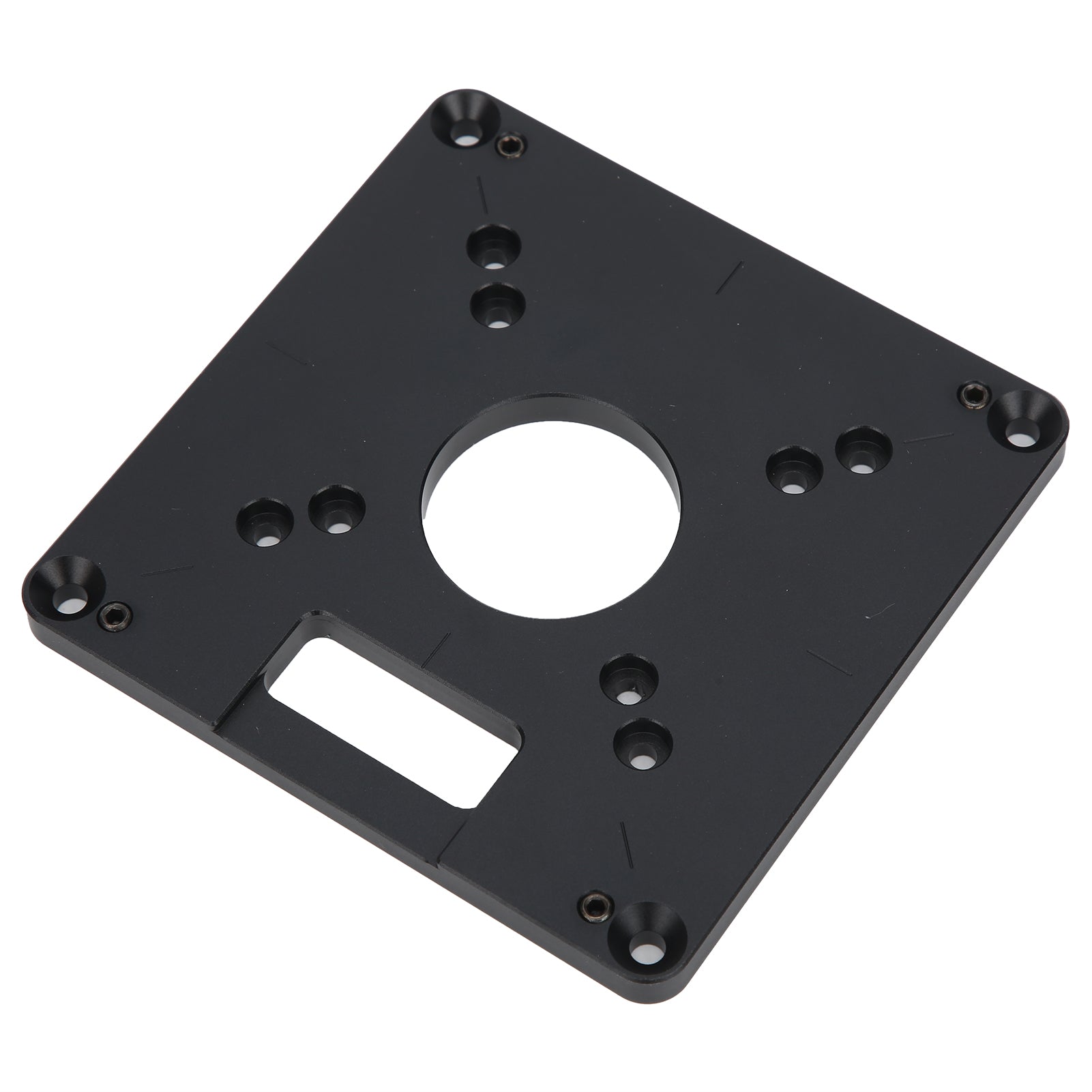 Router Table Insert Plate Aluminium Alloy CNC Trimmer Woodworking Engraving Accessory