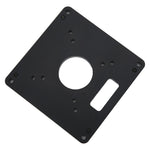 Router Table Insert Plate Aluminium Alloy CNC Trimmer Woodworking Engraving Accessory