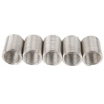 5Pcs Thread Inserts Male Female Reducing Nut Repair Tool Stainless Steel Fastener M22x2.5x2D