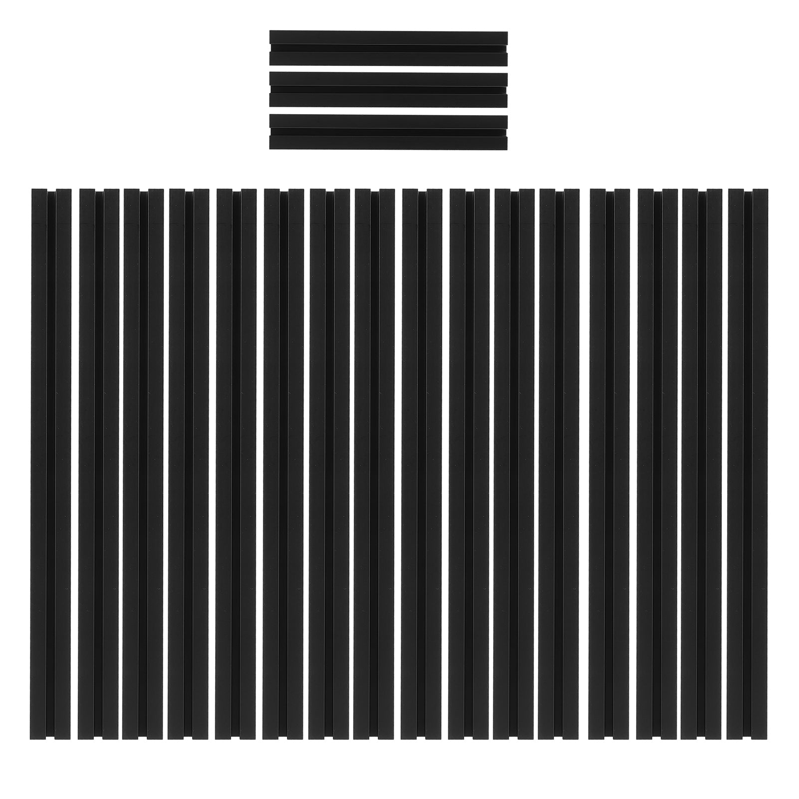 19Pcs Profile Frame Bracket Aluminum Alloy Black Oxidized Sectionalbar for VORON V0 Printer