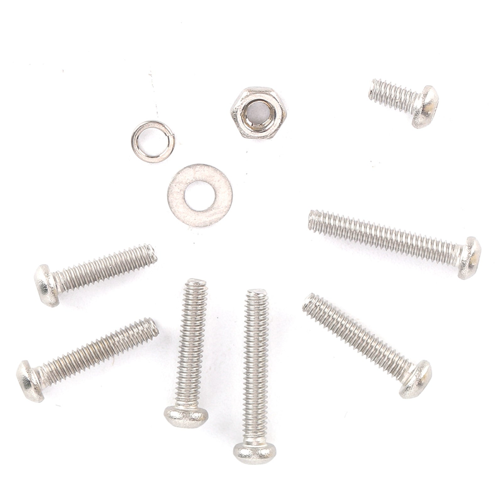 600Pcs Screw Nut Set 304 Stainless Steel Hex Socket Bolt Flat Spring Washer Fasteners