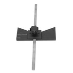 Center Point Finder Circular Workpiece Positioning Scriber Aluminum Strip Woodworking Gauge