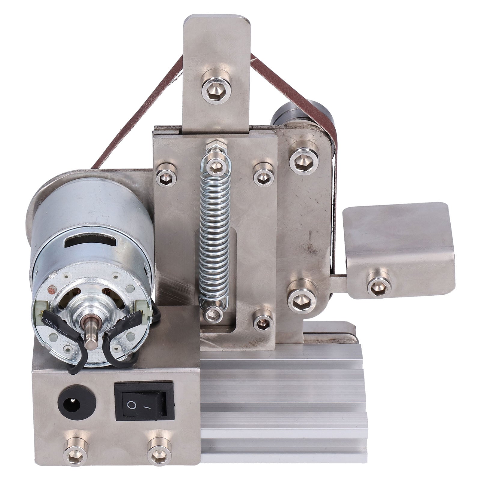 Polishing Grinding Machine Aluminum Alloy DIY Small Mini Electrical Tools AC 110‑240VAU Plug