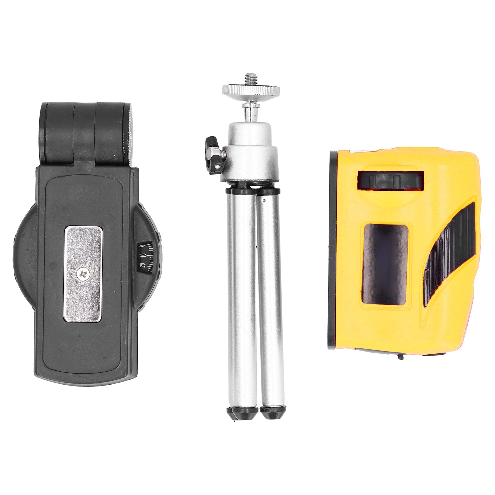Red Beam Level Tool Durable ABS Convenient Practical Measurement Equipment with Base TripodYellow