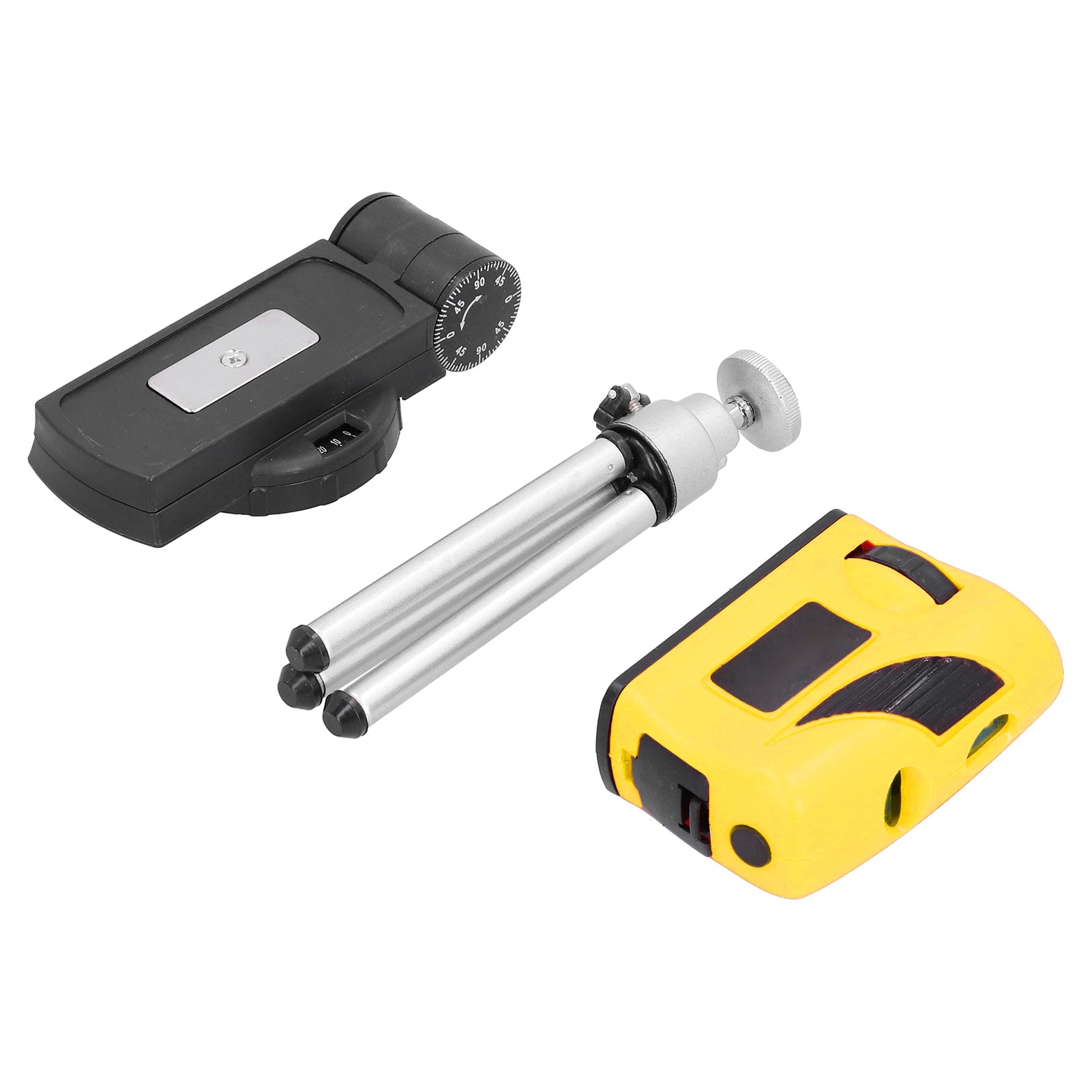 Red Beam Level Tool Durable ABS Convenient Practical Measurement Equipment with Base TripodYellow