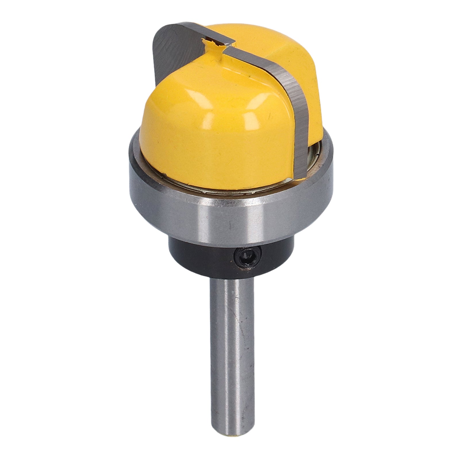 Round Nose Bit Core Box Bowl Tray Template Dish Carving Router Cutter with Bearing 1/4in Shank1‑1/8in