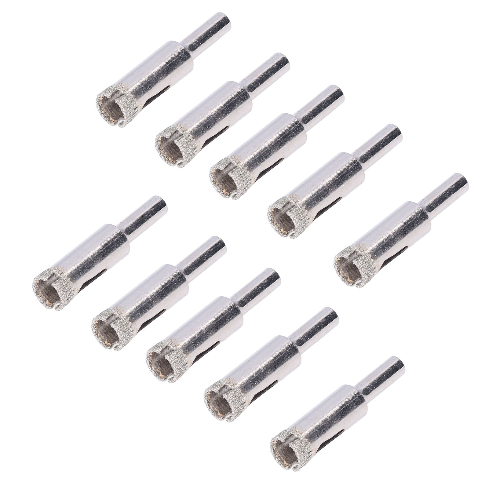 10Pcs Glass Drill Bit 12mm High Torsion Stable Fine Workmanship Sturdy Durable Tile Drill Bits