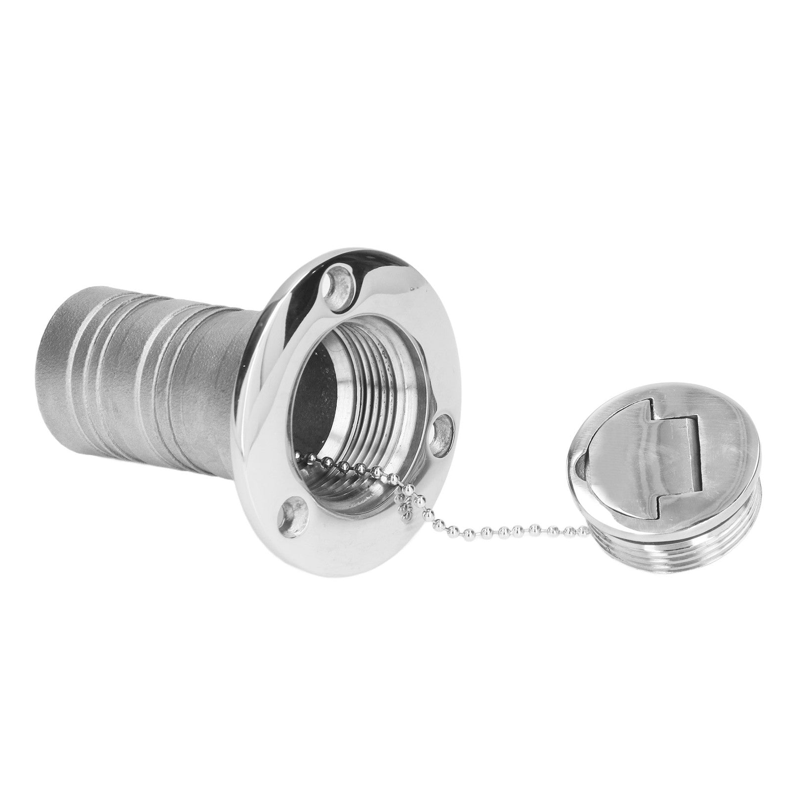 38mm Water Injection Port 316 Stainless Steel Boat Refueling Port Marine Filler AccessoriesFUEL