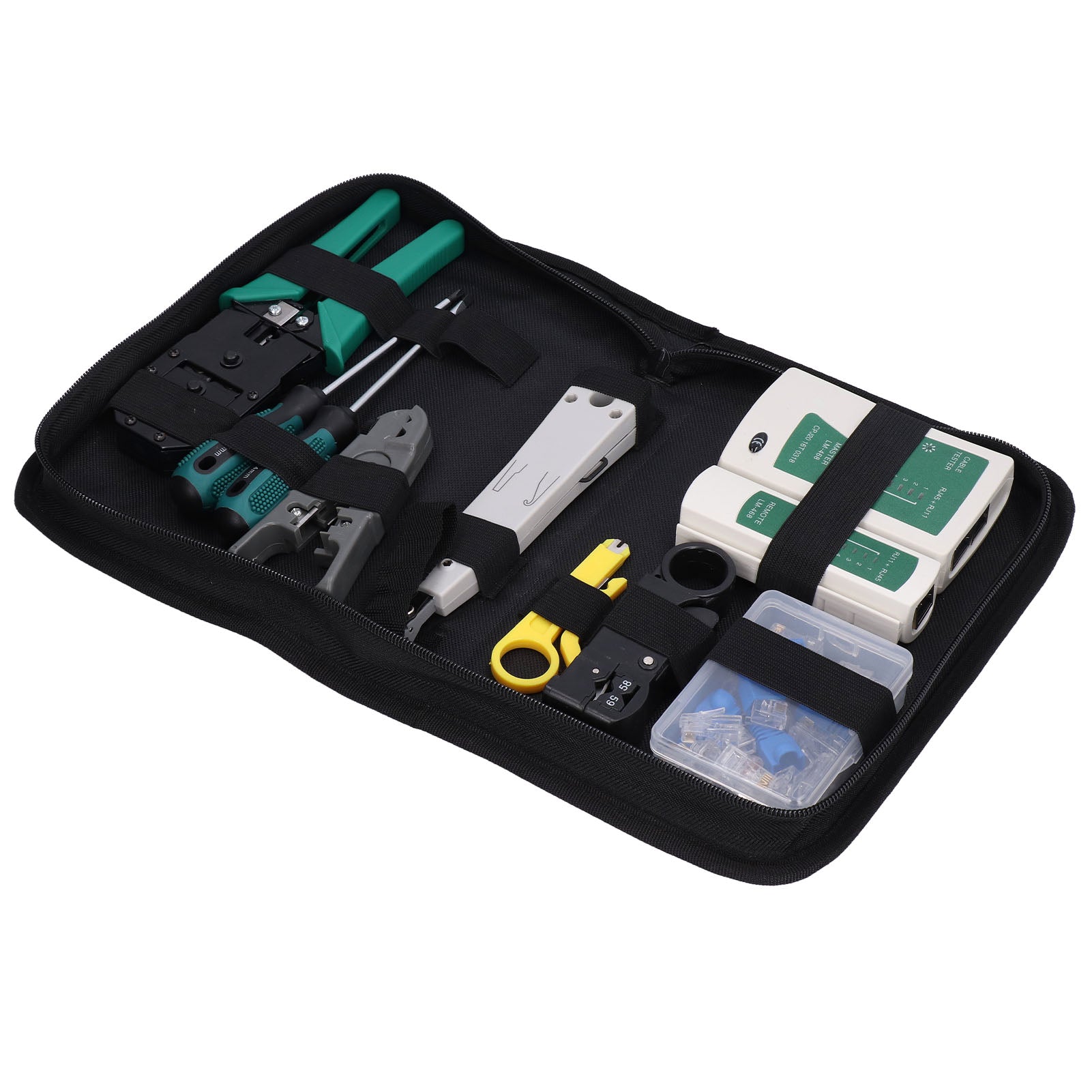 Network Cable Tool Wire Cutter Stripper Pliers Repair Maintenance Set Kit for Testing