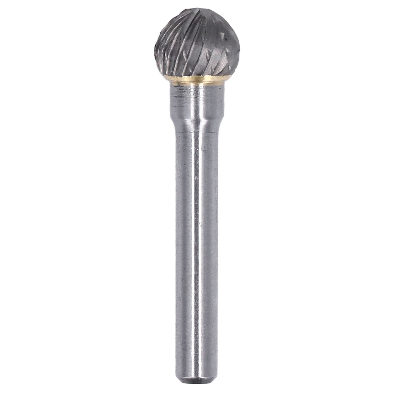 Ball Shape Burrs File YG8 Alloy Double Cut Woodworking Carving Bit for Tool Manufacturing