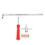Tire Valve Stem Puller Installer Remover Repair Tool Set Kit for Car Bike Motorcycle