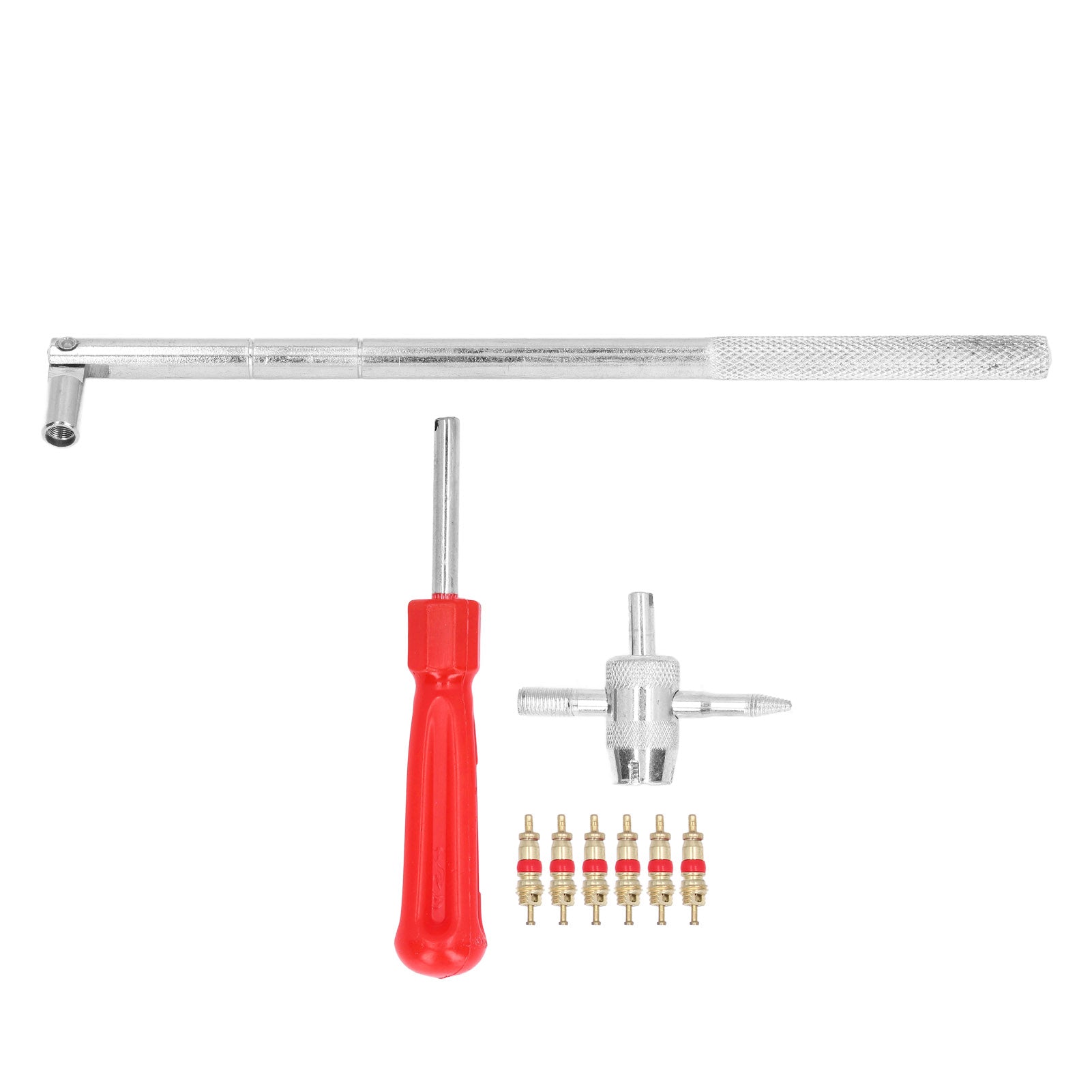 Tire Valve Stem Puller Installer Remover Repair Tool Set Kit for Car Bike Motorcycle