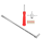 Tire Valve Stem Puller Installer Remover Repair Tool Set Kit for Car Bike Motorcycle